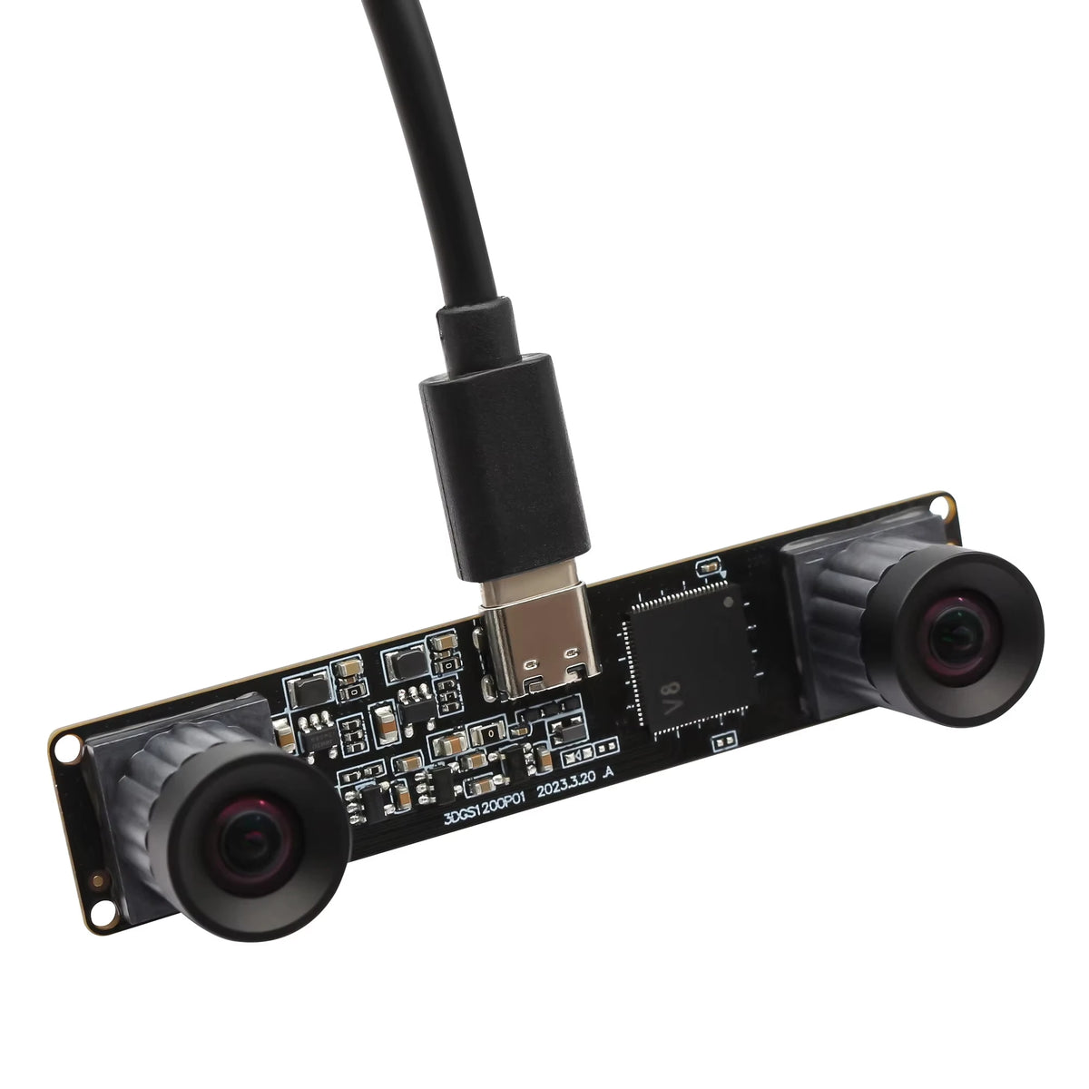 ELP 1200P Global Shutter USB Webcam Synchronization Dual Lens Camera Module High Speed 120fps 3D Stereo UVC Industrial Camera