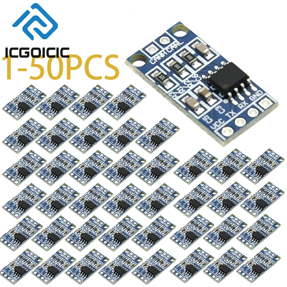 1-50PCS TJA1050 CAN Bus Transceiver Module – 5V High Speed 1Mbps for Arduino Mega CAN 2.0B
