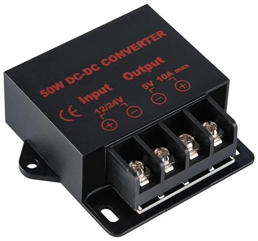 24V to 12V 5A/10A DC Converter Regulator Car Step-Down Reducer Step-Down Module 12 Volt Stabilizer Voltage Regulator