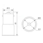 BA15S TO E12 E14 E17 E27 MR16 GU10  Light Socket Adapter LED CFL Lamp Holder Light Socket Converter Extension Adapter