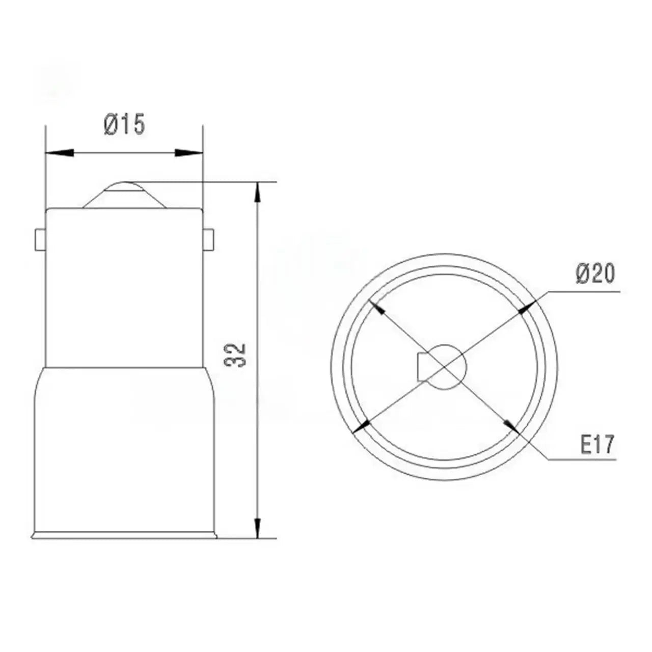 BA15S TO E12 E14 E17 E27 MR16 GU10  Light Socket Adapter LED CFL Lamp Holder Light Socket Converter Extension Adapter