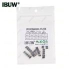 0201 0402 0603 0805 1206 1% 5% SMD Resistor Assorted Kit 1R-1M 10K 100K 1K 100R Resistance Set DIY