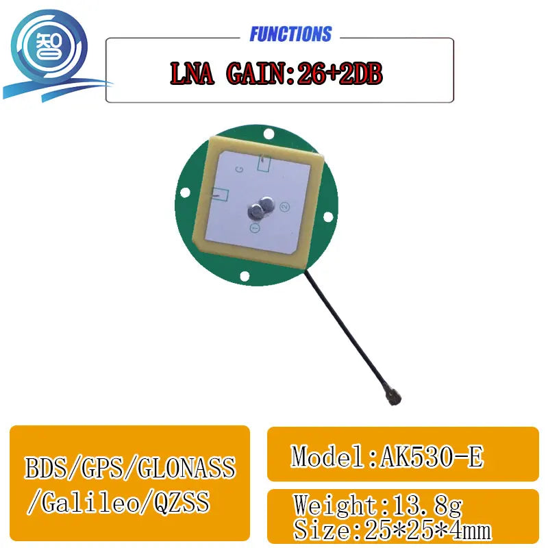 UBX NEO-M9N Module Four-star Multi-Frequency BDS/GPS M8N GNSS Positioning Module Submeter Flight Control Robot Support 25HZ