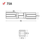 10/20/100Pcs 30A 600V For  Single Pole Plug Marine Power Connector Terminal Electric Power Vehicles Photovoltaic Systems