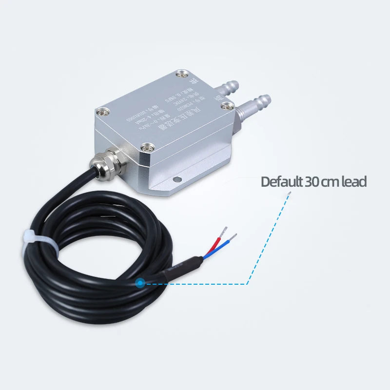 No Display/ LCD Display Air Gas Wind Pressure Differential Sensor 4-20mA 0-10V 0-5V RS485 Differential Pressure Meter Transmitte