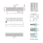 10sets Micro-Fit 3.0 3.0mm Pitch Connector Double row 2P 4P 6P 8P - 24Pin Mini 5557/43020 Housing Receptacle Terminals
