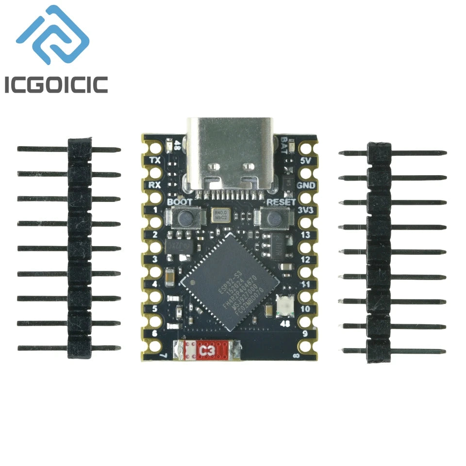 SuperMini Dev Board for ESP32-S3, WiFi BT 5.0 Ultra-Small Size Module, Compatible with ESP32-S3FH4R2 Arduino Micropython