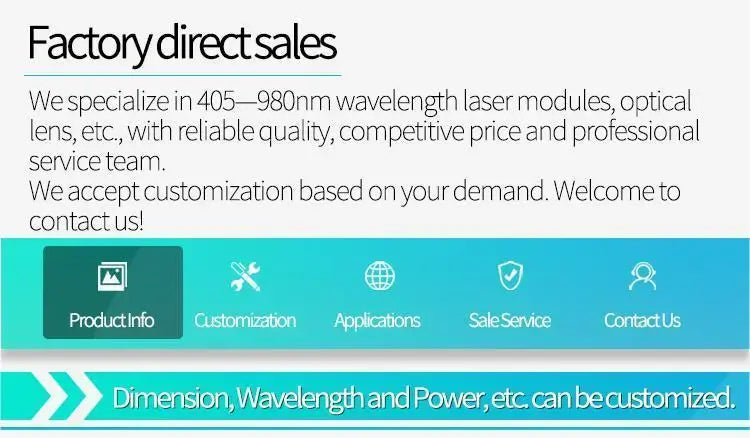 405nm Blue Line Laser Diode Module 360° Laser Level 30mW-100mW for Laser Engraver/Tester/Woodworking Tools