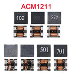 10Pcs/5pcs ACM7060 ACM4520 ACM9070 ACM1211 101 102 501 152 231 301 381 401 701 901 222 202 SMD Chip Common Mode Inductor Filter