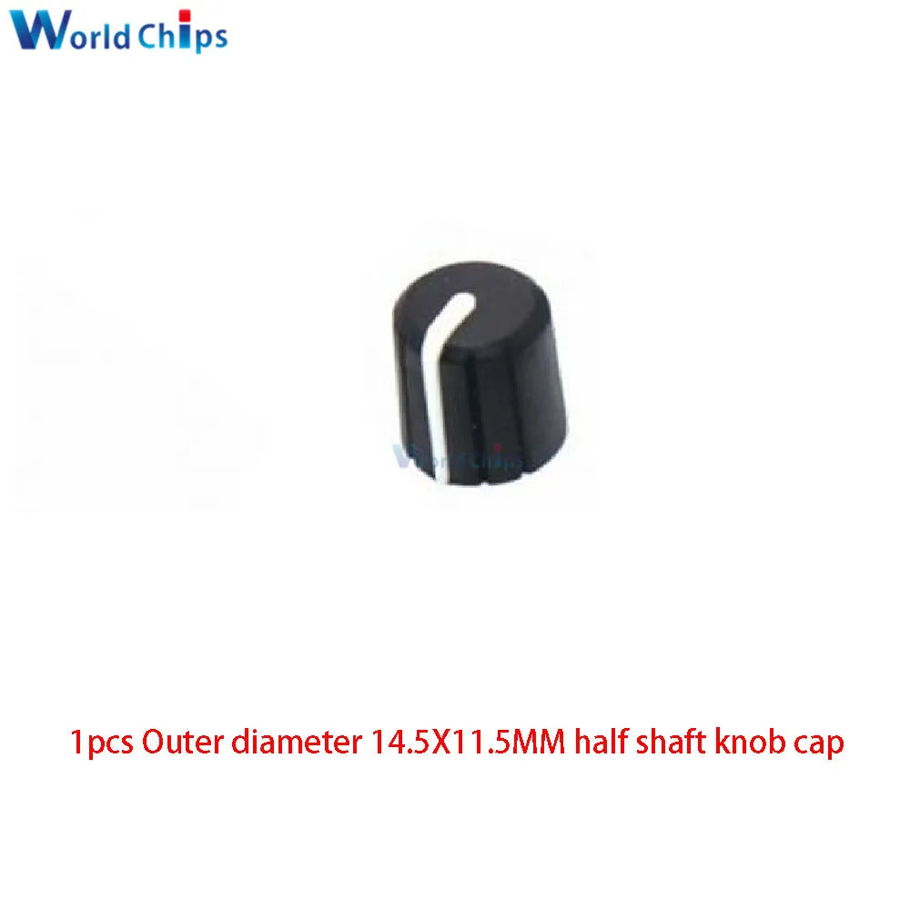 10 PCS 360 Degrees Rotary Encoder Module KY-040 HW-040 Sensor Switch 6MM Half Shaft Potentiometer Rotary Knob Cap 15×17 15×13.5