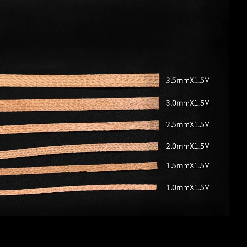 Flux Coated Desoldering Braid Solder Wick 2/3/4mm Width, 1.5M 3M 10M Length, High Purity Copper for Fast PCB BGA SMD Repair