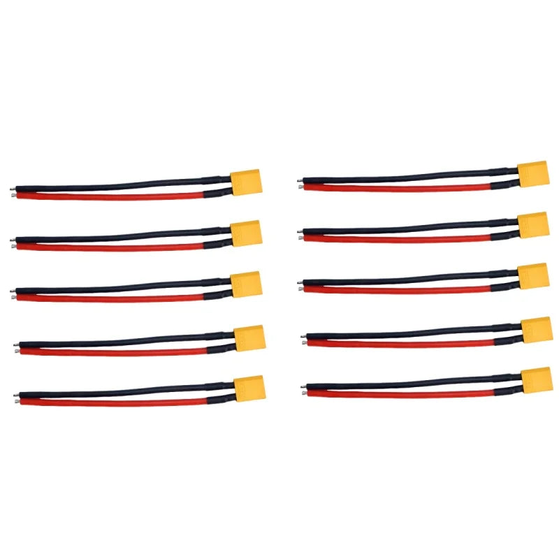 XT30 Male and Female Connector Plug with Silicone Wire 16AWG Cable, Suitable for FPV Drones with RC Lipo Fixed Wing Batteries