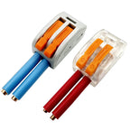 Compact Quick Plug-in Terminal for Cable Connectors, 30/50/100 Piece Terminal Orange Home Wiring Module Paralleling Device