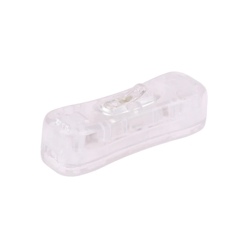 New Upgrade Bedside Lamp Switch AC 110V-250V Inline ON/OFF Table Desk Light Cord Cable Rocker Switch