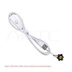 1-20 Pcs Mini LED Light Board DC 5V 1W SMD5730 3000K Warm/White 6000K 20mm Aluminum Plate Lamp Beads and USB Switch Cable On/Off