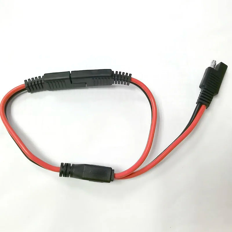 solar panel 1 SAE to 2 SAE splitter head Power Extension Connector plug Cable battery Adapter Quick Connect Disconnect 10A 20A