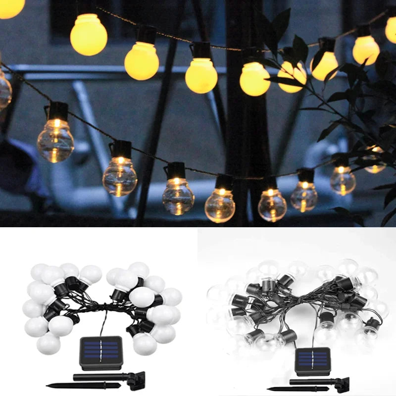 1Pcs Solar LED Firework Light Copper Wire Christmas Fairy Lights Lawn Pathway Light Garden Decoration