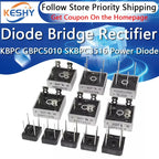 KBPC5010 Diode Bridge Rectifiers Diodes KBPC 606 610 1010 1510 2504 2508 2510 3504 3506 3510 GBPC 5010 W SKBPC3516 Power Diodes