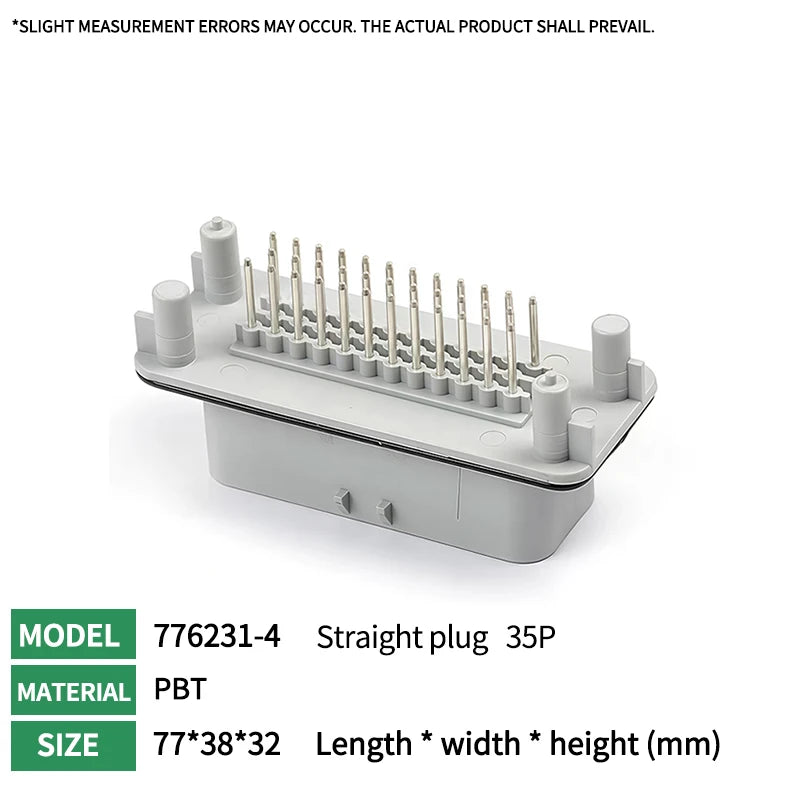 1PCS ECU Controller 35Pin Positions AMPSEAL PCB Mount Housing Plug Header Vertical Male Connector 776228-1 770680-1 776164-1