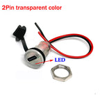 USB-C  High Current Charging Socket With Nut Snap Lock Plate  TYPE-C Female Type C Waterproof Female Connector Jack