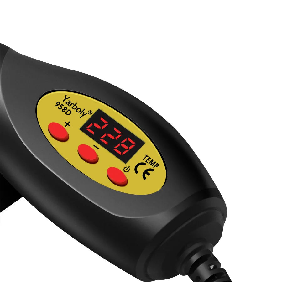 Micro Hot Air Gun 600W Rework Soldering Station LCD Digital Hair Dryer For Soldering 110V Heat Gun Welding Repair Tools