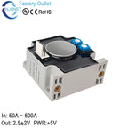 Hall Effect Current Sensor 2.5V 2V QNHC4 50A 100A 200A 400A 500A 600A 0.5 Class DC Current Transducer Hall