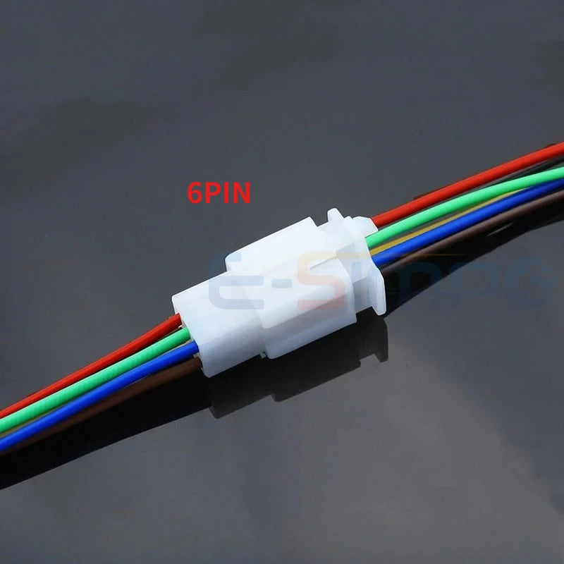 1set 2.8mm 2/3/4/6/9 pin Automotive Quick connection Electrical wire connector Male Female cable terminal plug Kits Motorcycle