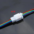 1set 2.8mm 2/3/4/6/9 pin Automotive Quick connection Electrical wire connector Male Female cable terminal plug Kits Motorcycle