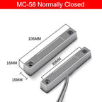 5PCS MC-52 Wired Magnetic Door Contact Switch Alarm Sensor NC NO Reed Switch for Door Window Security