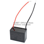 1pcs CBB61 Fan Starting Capacitor 450V 0.8/1/1.2/1.5/2/2.5/3/3.5/4/4.5/5/6/7/8/10/12/15/18/20UF Ceiling Fan Hood Motor Capacitor