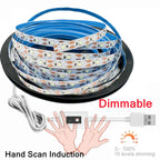 5V USB Led Strip Light SMD 2835 50CM 1M 2M 4M 5M White/Warm White/Red/Blue/Green IP21 Flexible Lighting Ribbon Tape Backlight