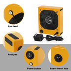 NEWACALOX 30W Solder Fume Extractor Smoke Absorber Remover Smoke Prevention Absorber DIY Working Fan for Soldering Station