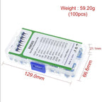 100PCS/Box RM065 Potentiometer Variable Resistors Kit 500 Ohm -1M Ohm Trimmer Potentiometer Adjustable Resistors Set 1K 10K 100K