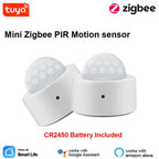 PIR Motion Sensor ZigBee Human Body Infrared Induction Detector Linkage Auto Home Security Alarm for Tuya APP Movement Monitor