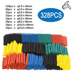 2:1 Heat Shrink Tube With 300W Hot Air Guns Kit EU US 110V 220V Heat Shrink Tubing Kit Cover Cable Repair Protection 1060/656pcs