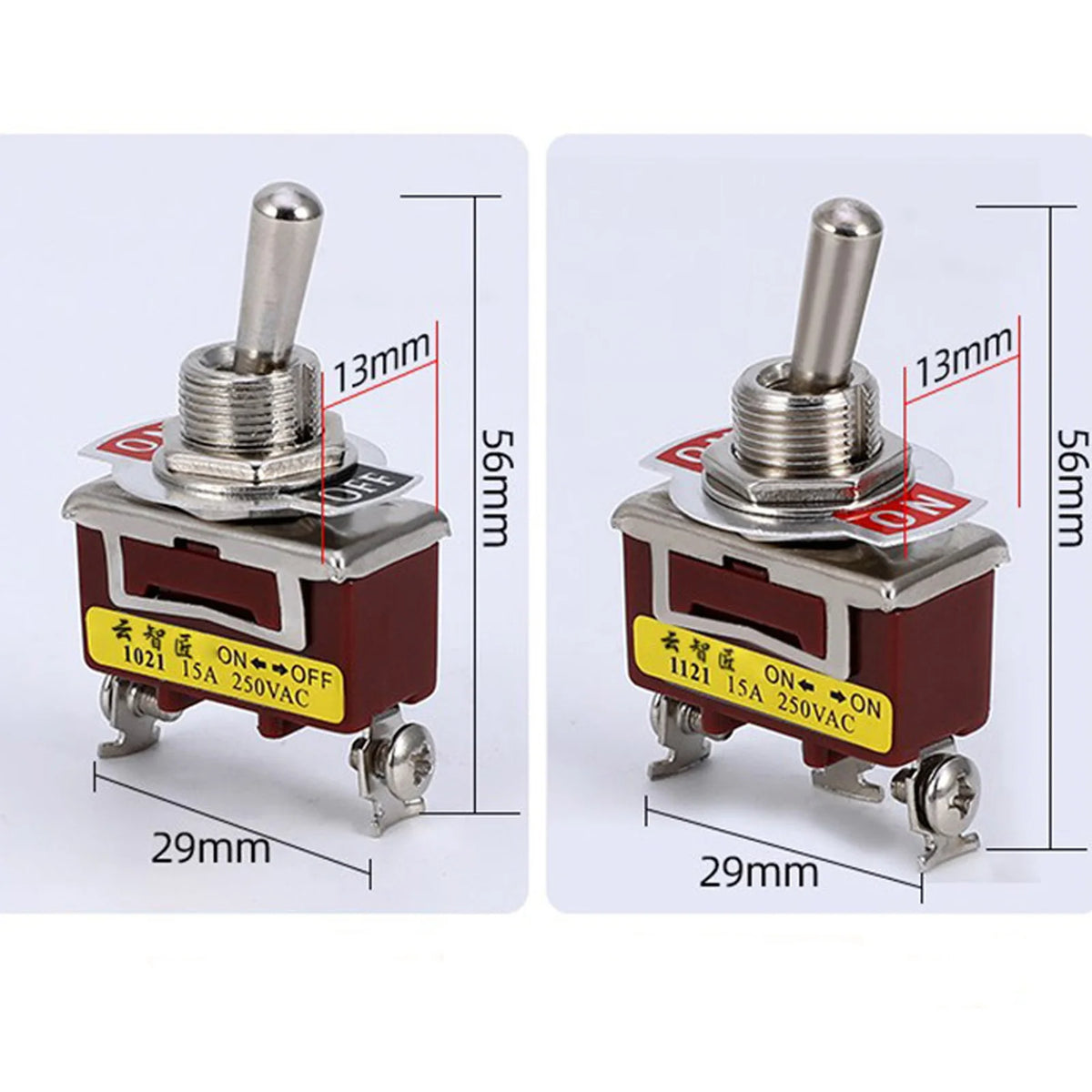 ZuruKin High Current RC Power Switch XT60 XT90 T Plug Toggle On Off Connector 15A 250V for RC Airplane Drone Car Battery ESC DIY