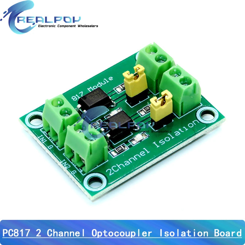 PC817 1 2 4 8 Channel Optocoupler Isolation Board Voltage Converter Adapter Module 3.6-30V Driver Photoelectric Isolated Module