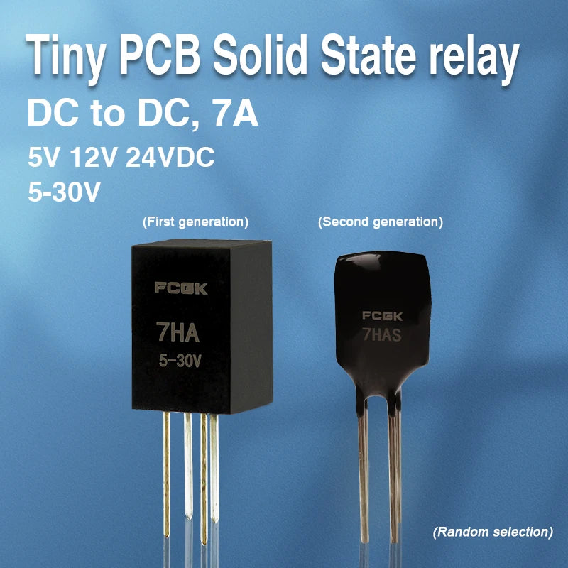 Small Mini PCB SSR 7A Solid State Relay DC to DC 5V 12V 24V