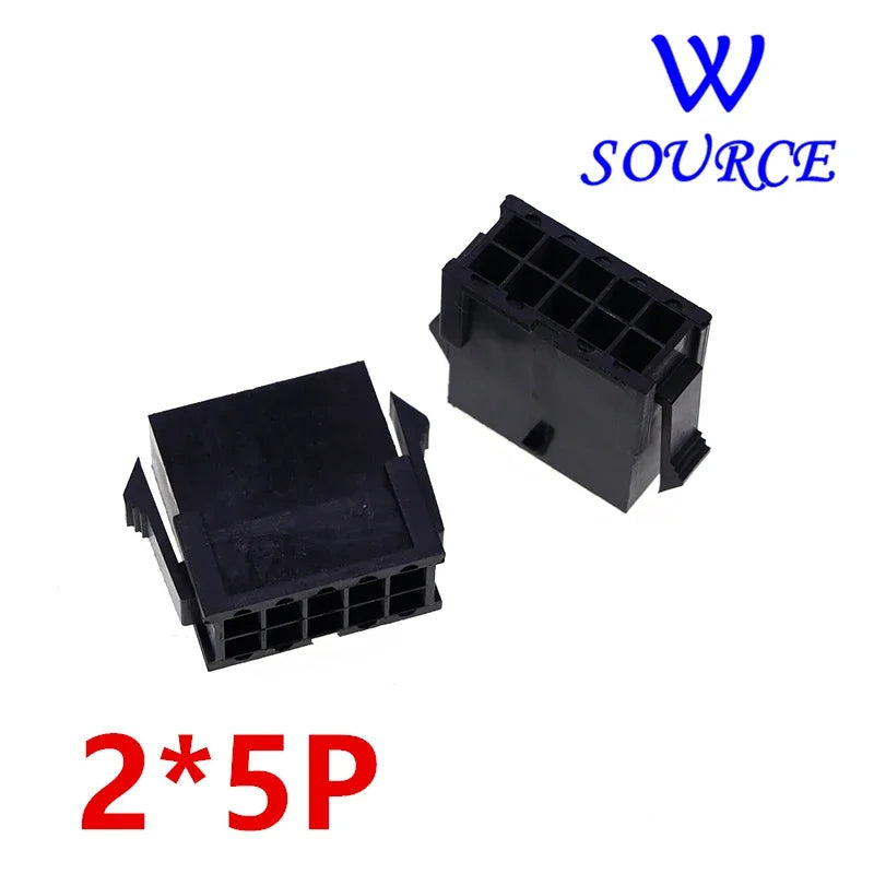 MX3.0mm Connector Double Row Plug-in Female Housing Shell 2*1/2/3/4/5/6/7/8/9/10/11/12P Male Terminals Molex 3.0mm