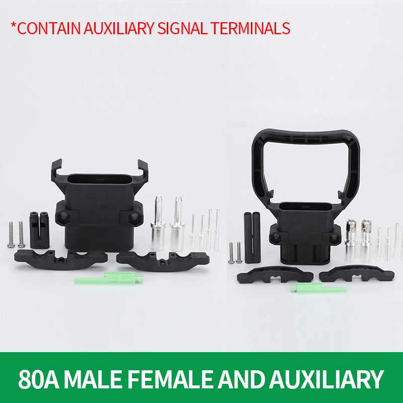 1/5/20 Sets REMA Type 80A 160A 320A Male Female Docking New Energy Industrial Electric Forklift Power Interface Connector