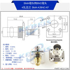 2PCS BNC to SMA Connectors SMA BNC Adapter Male to Female for Antenna/Extension Cable SMA to BNC RF Connector Kits ﻿