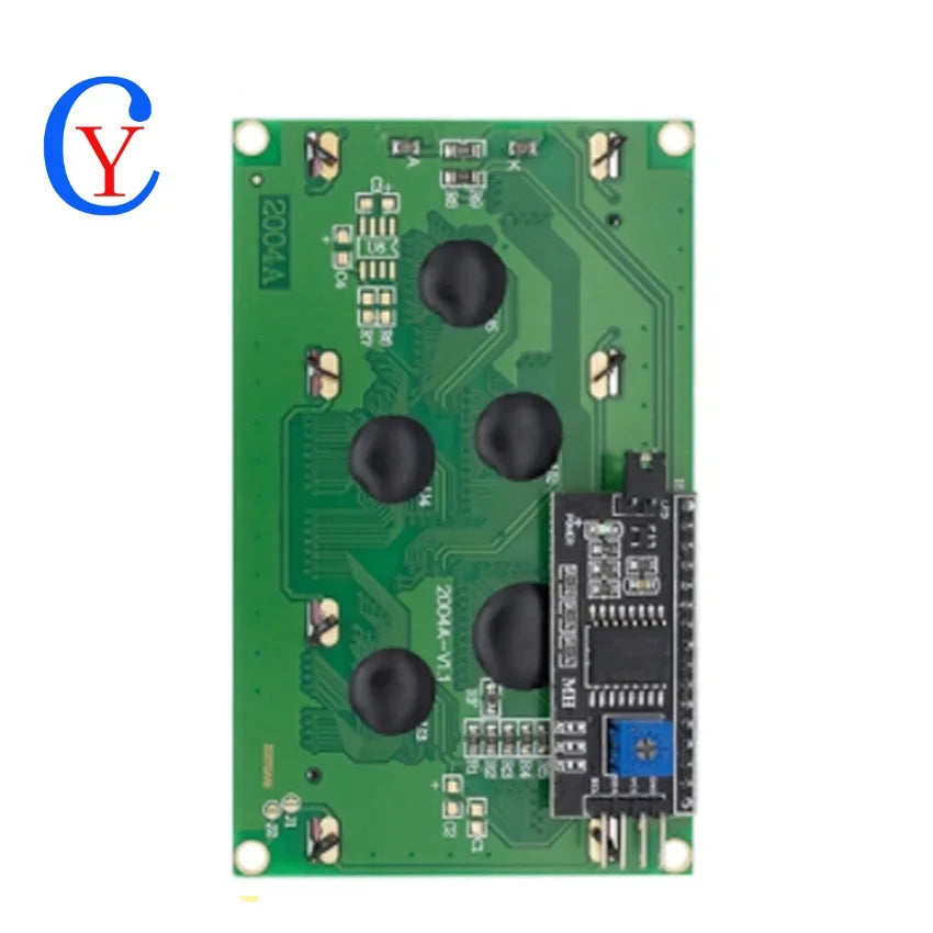 5V LCD Board 2004 20X4 Display Blue Yellow Screen LCD2004+I2C Board English Russian Cyrillic Font For 3D Printer IIC I2C Adpater