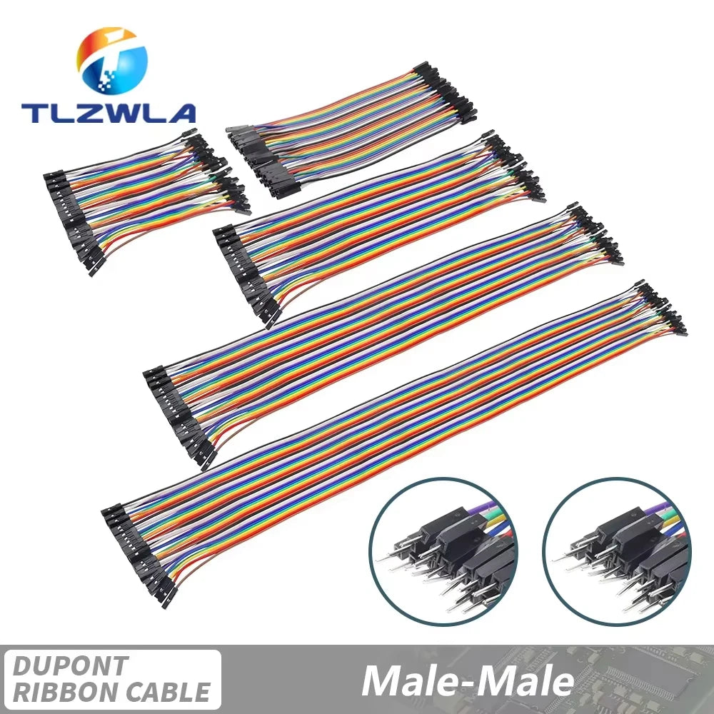 Dupont Line 10/20/30/40CM 40Pin Male to Male + Male to Female and Female to Female Jumper Wire Dupont Cable for Arduino DIY KIT
