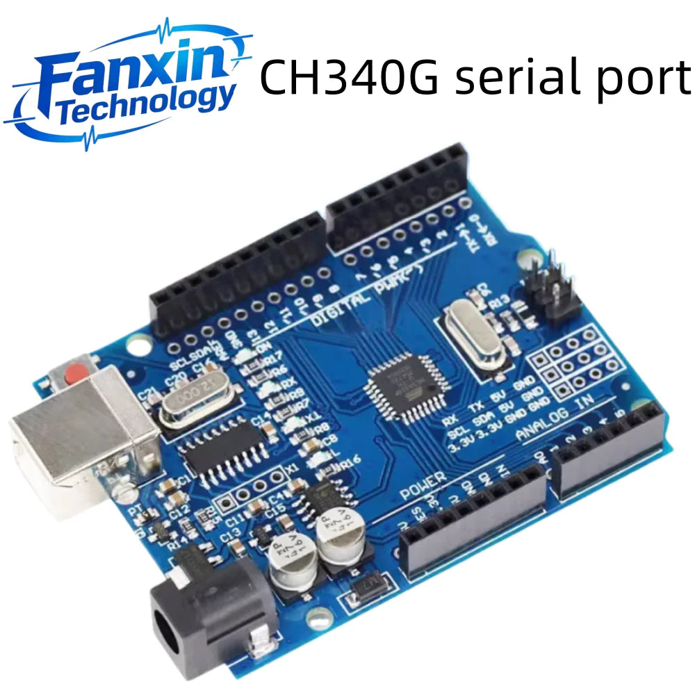 UNO R3 improved version development board with straight pin cable CH340G suitable for Arduino