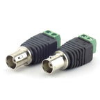 2/5/10pcs 12V DC BNC Male Female Connector Coax CAT5 Video Balun Adapter Plug For Led Strip Lights CCTV Camera Accessories B5