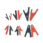 red+black 20/50A PVC Alligator Crocodile Clip Clamp Socket Plug Handle Test Cable Probe 4mm Banana Plug Electric Battery