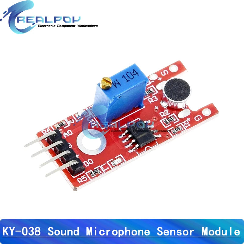 Sound sensor module sound control sensor MAX4466 MAX9814 switch detection whistle switch microphone amplifier For Arduino KY-037