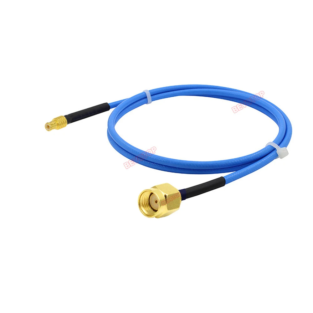 1PCS SMA to MCX RG405 Cable SMA/ RP-SMA Male Female to MCX Male Straight/Right Angle Plug 086 Pigtail 50Ω High Frequency Jumper