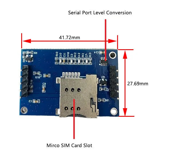 SIM7080G Global Communication NB-IOT CAT-M LPWA Module Board GNSS Expansion Core Board LTE GPS Antenna