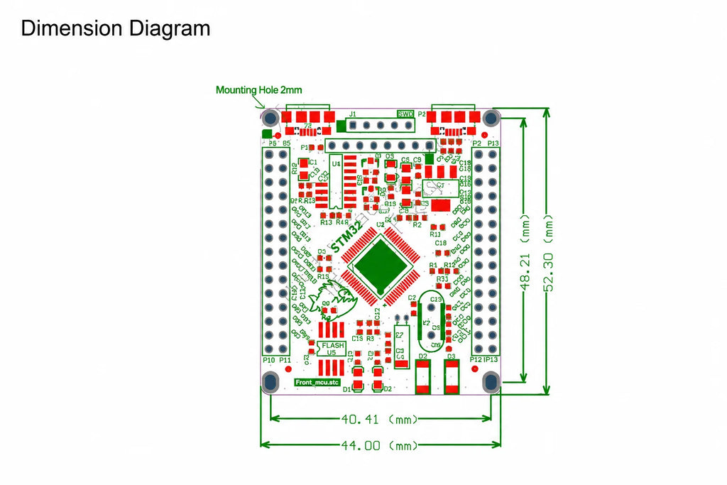 1pcs STM32F405RGT6 Development Board M4 Core ARM/STM32 Microcontroller Learning Board